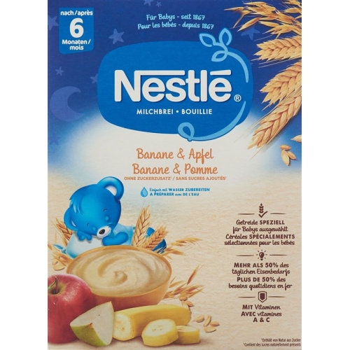 Nestle Baby Cereals Pyjama Banane Apfel 6m 480g buy online