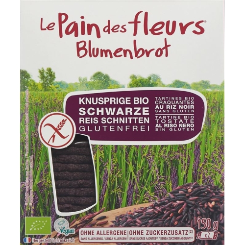 Blumenbrot Knusprige Schnitten Schwarz Reis 150g buy online