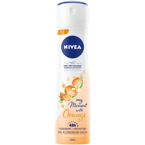 Nivea Deo My Moment With Orange Female Spray 150ml buy online