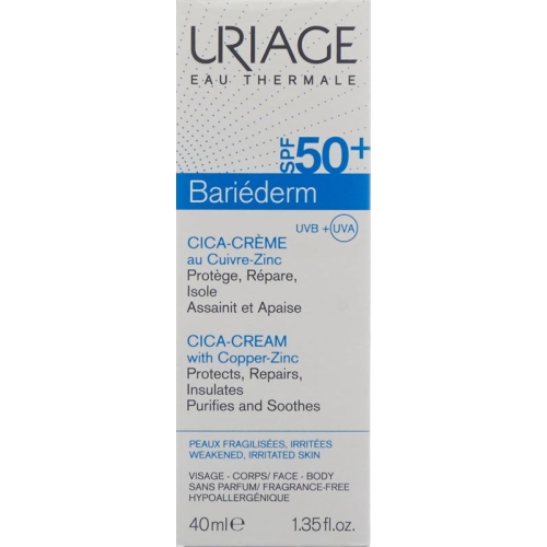 Uriage Bariederm Cica-Creme LSF 50 Tube 40ml buy online