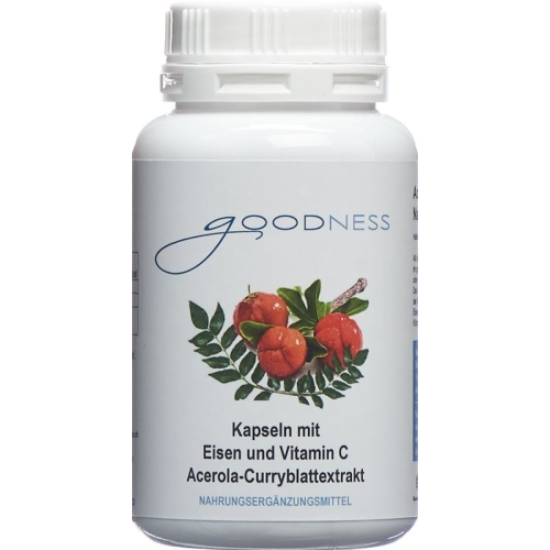 Goodness Eisen mit Vitamin C Kapseln 600mg 90 Stück buy online