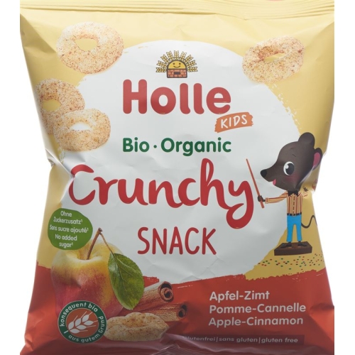 Holle Bio-Crunchy Snack Apfel Zimt (neu) 25g buy online