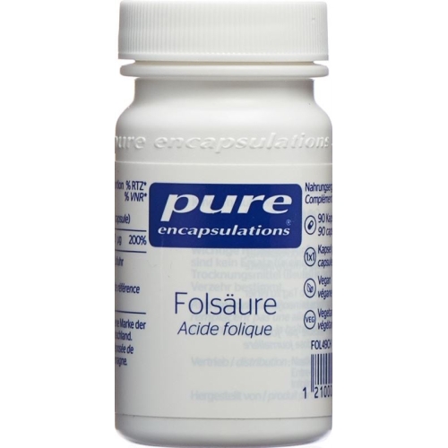 Pure Folsäure Kapseln Neu Dose 90 Stück buy online