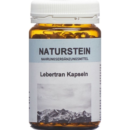 Naturstein Lebertran Kapseln Glasflasche 300 Stück buy online