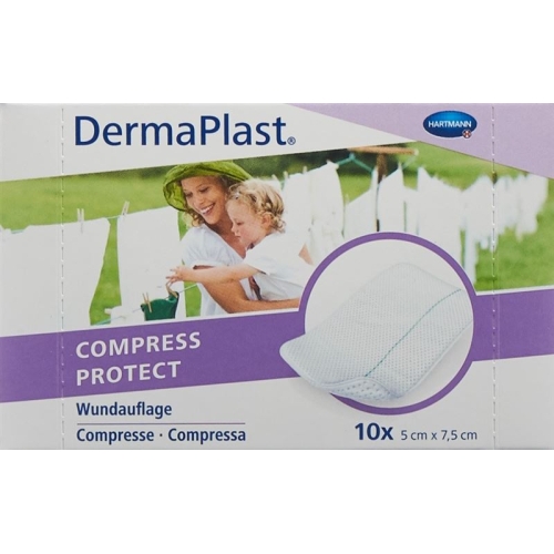 Dermaplast Compress Protect 5x7.5cm 10 Pieces buy online