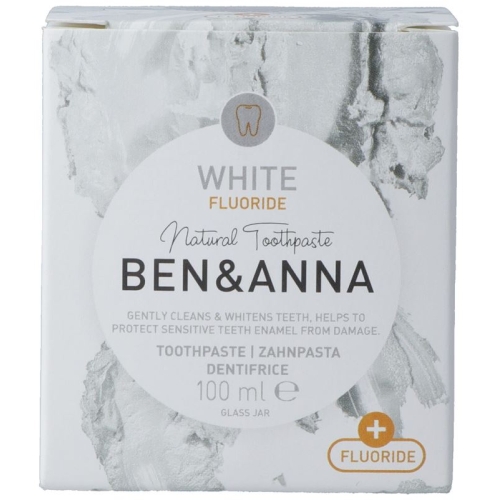 Ben&anna Toothpaste White Fluorid 100ml buy online