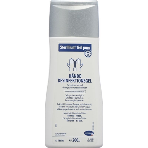 Sterillium Gel Pure Händedesinfektion Flasche 200ml buy online