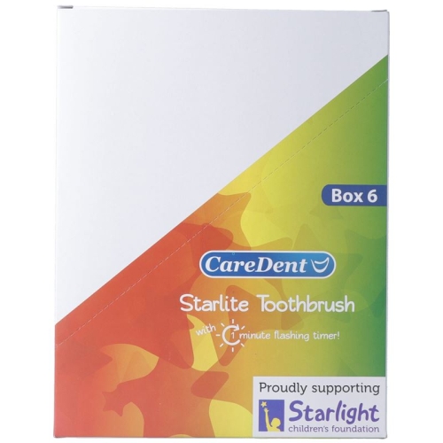 Caredent Zahnbürste Kids Led Starlite Ass 6 Stück buy online