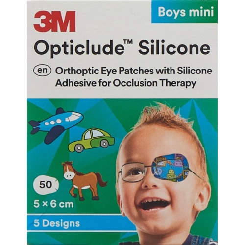 3M Opticlude Sil Augenv 5x6cm Mini Boys (n) 50 Stück buy online