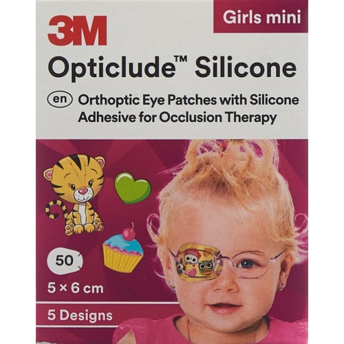 3M Opticlude Sil Augenv 5x6cm Mini Girl (n) 50 Stück buy online