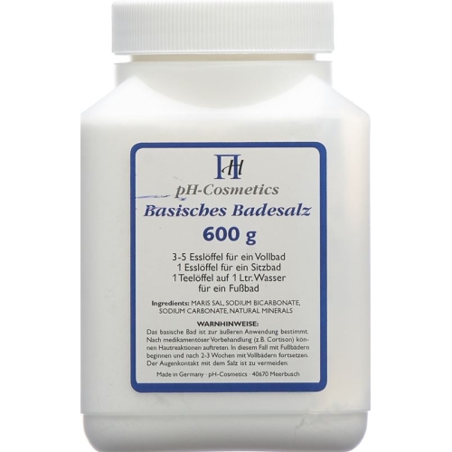 Ph-cosmetics Basisches Badesalz Dose 600g buy online