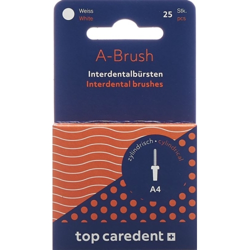 Top Caredent A-brush 4 Idbh-w Weiss 25 Stück buy online