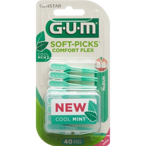 Gum Sunstar Soft Picks Comfort Flex Regular Mint 40 pieces buy online