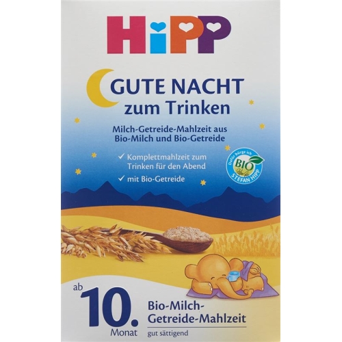 Hipp Gute Nacht Mahlzeit Milch-Getreide 500g buy online