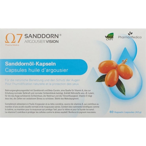 Sanddorn Argousier Vision Sea Buckthorn Oil Capsules 60 Caps buy online