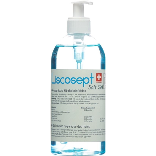 Liscosept Soft Gel Händedesinfekt Dosierpum 500 M buy online