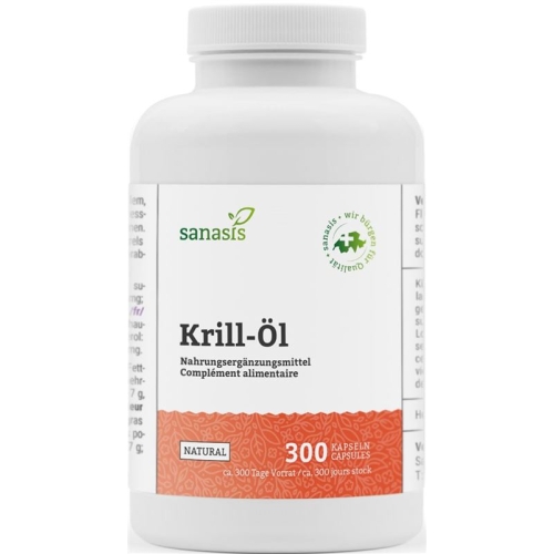 Sanasis Krill-Oel Kapseln Dose 300 Stück buy online