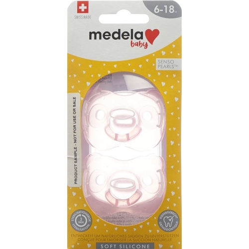 Medela Baby Dummy Soft Silicone 6-18 Girl 2 pieces buy online