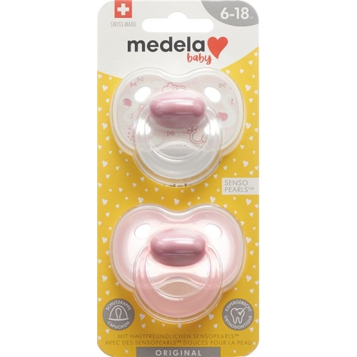 Medela Baby Dummy Original 6-18 Girl 2 pieces buy online