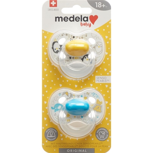 Medela Baby Dummy Original 18+ Unisex 2 pieces buy online