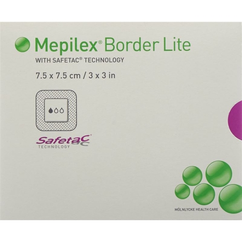 Mepilex (pi-aps) Bor Lit Silikon 7.5x7.5cm 5 Stück buy online