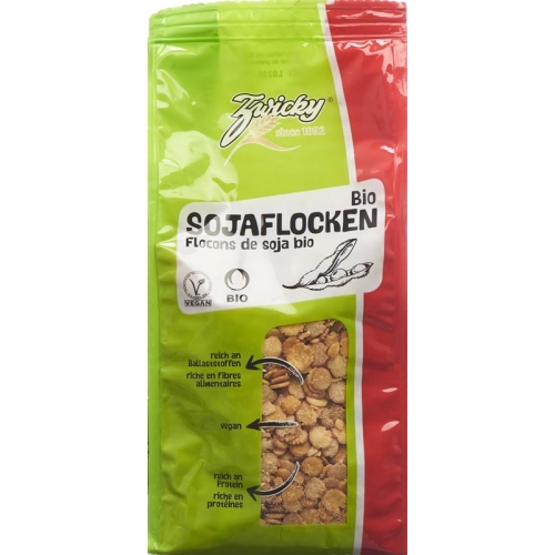 Zwicky Bio Sojaflocken Knospe Beutel 500g buy online