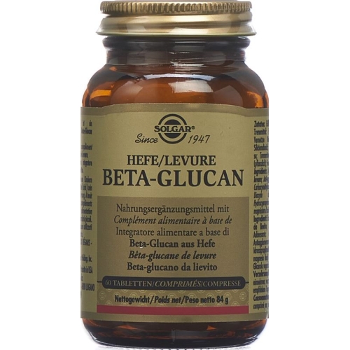 Solgar Hefe Beta-Glucan Tabletten (neu) Dose 60 Stück buy online