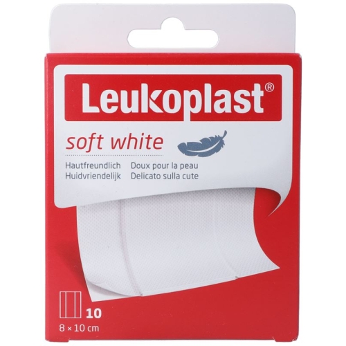 Leukoplast Soft White 8x10cm 10 pieces buy online