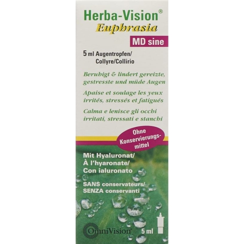 Herba Vision Euphrasia Md Sine Augentropfen 5ml buy online