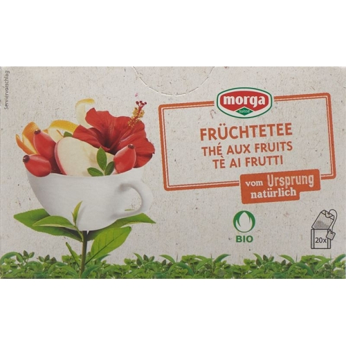 Morga Früchtetee mit Hülle Bio Knospe Beutel 20 Stück buy online