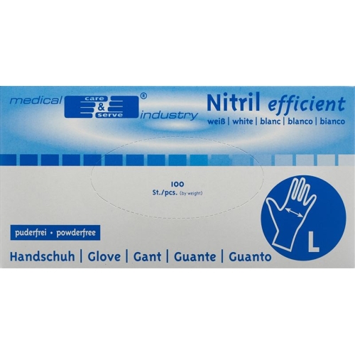 Gribi Untersuchungs-Handschuhe L Nitril Puderfrei Unsteril 100 Stück buy online