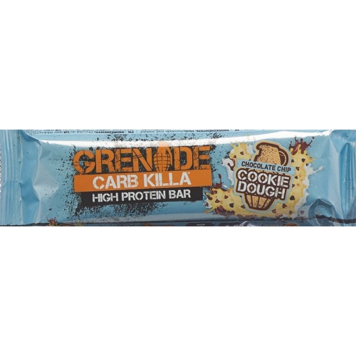 Grenade Carb Killa Bars Choco Chip Cookie Dou 60g buy online