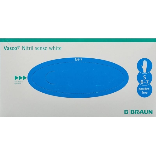 Vasco Nitril Sense S White 200 Stück buy online