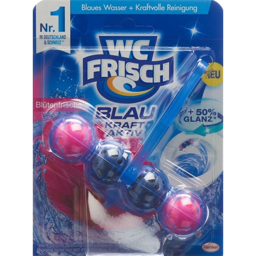 WC-frisch Kraft-Activ Blauspüler Blütenfri 50g buy online