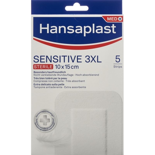 Hansaplast Sensitive Strips 3xl 5 Stück buy online