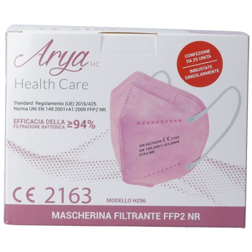 Arya Respirator FFP2 Pink Box 25 pieces buy online