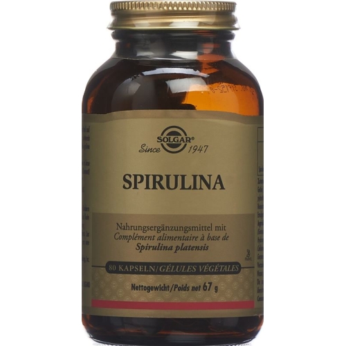 Solgar Spirulina Kapseln Dose 80 Stück buy online