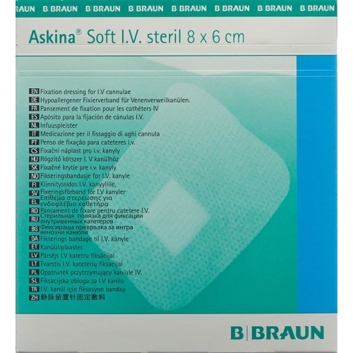 Askina Soft i.v. 8x6cm Steril 50 Stück buy online