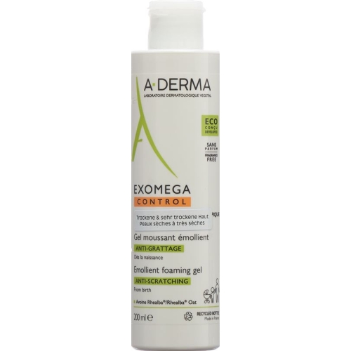 A-derma Exomega Ctrl Reinigungsgel Flasche 200ml buy online