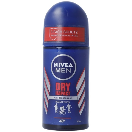 Nivea Male Deo Dry Impact (neu) Roll-On 50ml buy online