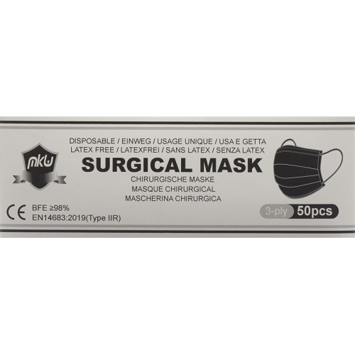 Mkw Op-Maske Typ Iir Schwarz 50 Stück buy online