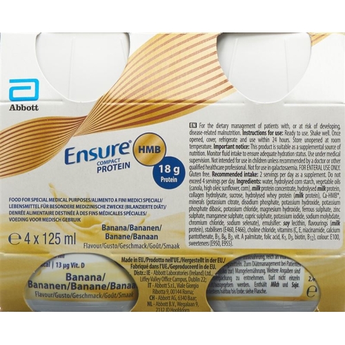 Ensure Compact Protein Hmb Banane 4x 125ml buy online