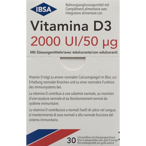 Vitamina D3 Fusible Film 2000 I.u. Blister 30 pieces buy online