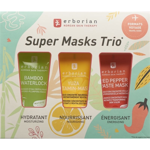 Erborian Korean Ther Kit Super Masks Trio buy online