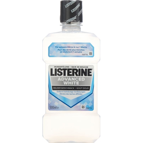 Listerine Advanced White Mild Bottle 500ml buy online