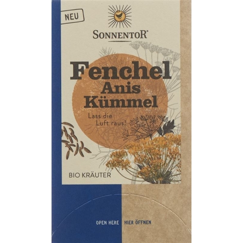 Sonnentor Fenchel Anis Kümmel Tee Bio Beutel 18 Stück buy online