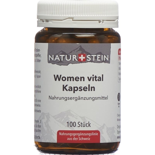 Naturstein Women Vital Kapseln Glas 100 Stück buy online