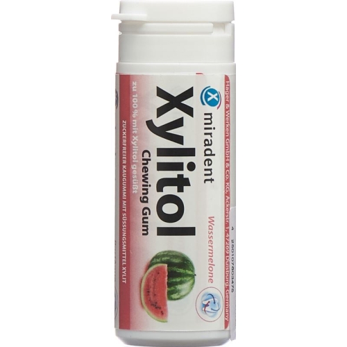 Miradent Xylitol Kaugummi Wassermelone Dose 30 Stück buy online