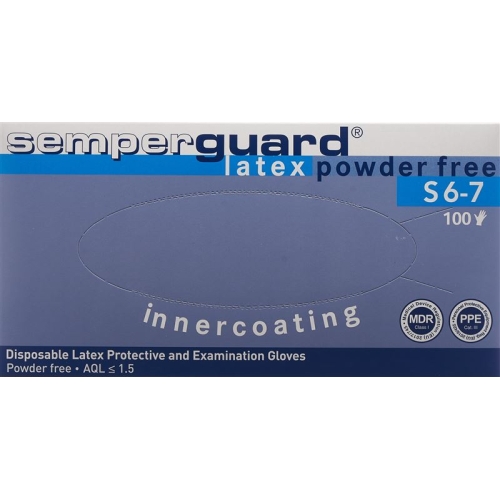 Semperguard Handschuhe Latex Ic S Puderfrei Weiss 100 Stück buy online