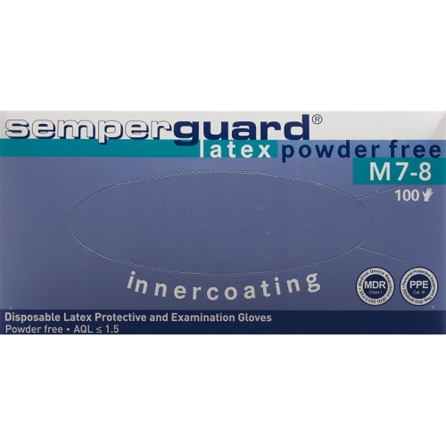 Semperguard Handschuhe Latex Ic M Puderfrei Weiss 100 Stück buy online